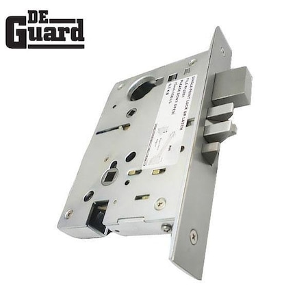 Deguard ANSI UL Fire Rated Mortise Lockset (2-3/4") Mechanism - US32D - Storeroom DULML01-SS-ST